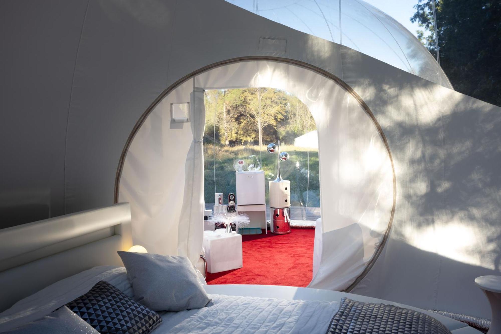 L Ost In Sensations -Hebergements Insolites Et Suites De Luxe Spa Sauna Piscine Foret Marcenais Luaran gambar