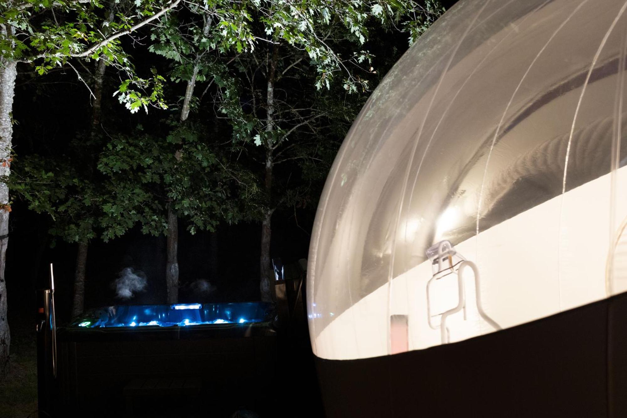 L Ost In Sensations -Hebergements Insolites Et Suites De Luxe Spa Sauna Piscine Foret Marcenais Luaran gambar