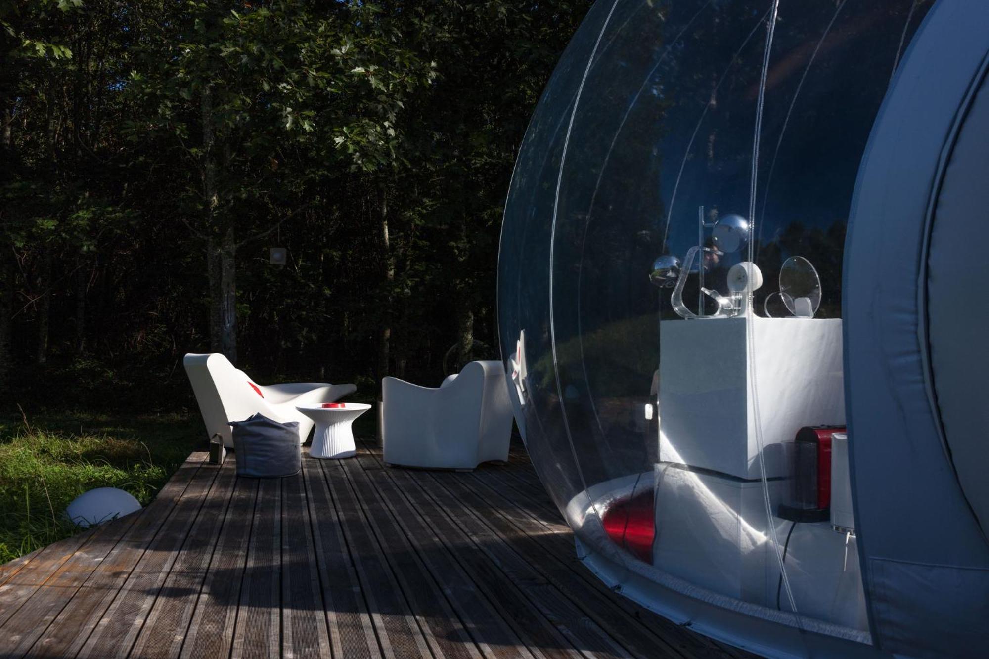 L Ost In Sensations -Hebergements Insolites Et Suites De Luxe Spa Sauna Piscine Foret Marcenais Luaran gambar